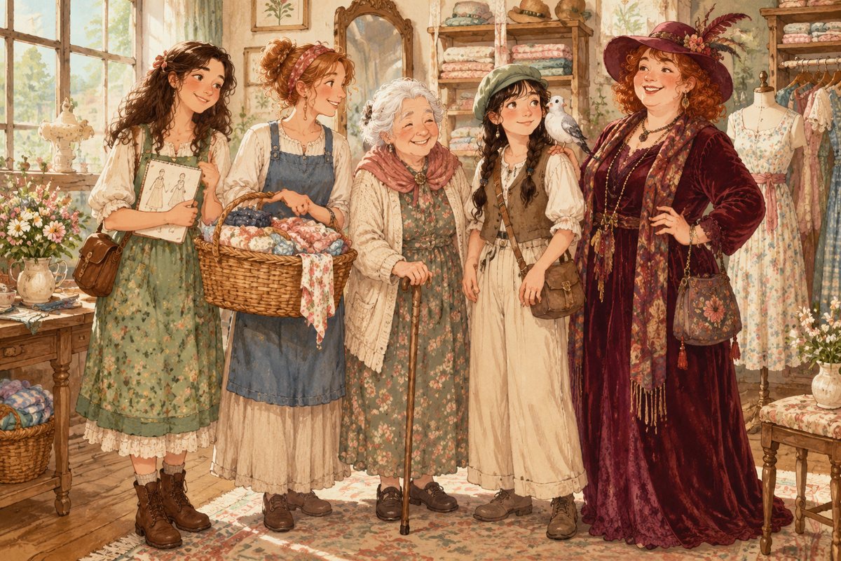 Dressmaker characters & clients